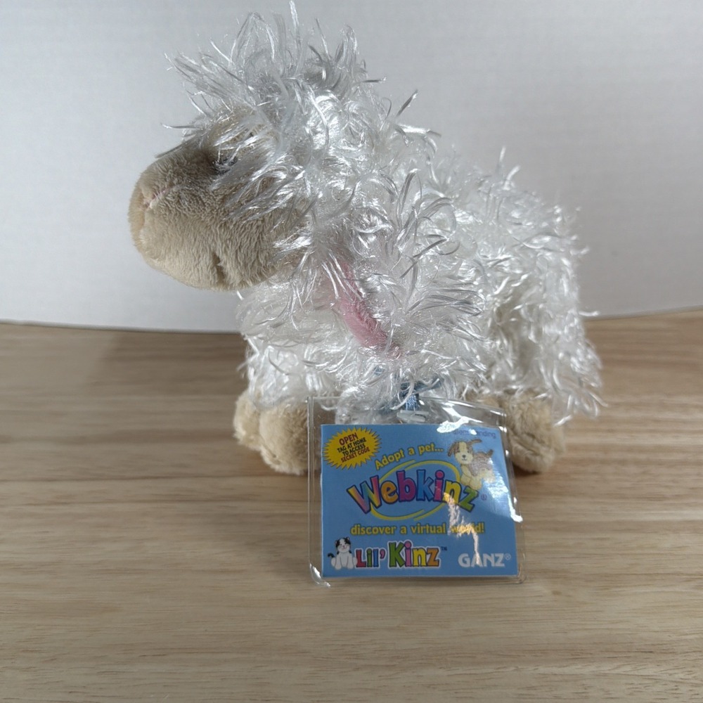 Webkinz Lil' Kinz Lamb HS201 Plush Toy - Sealed Code!
